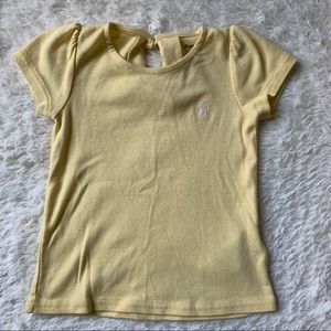 RALPH LAUREN | Yellow Short Sleeve Shirt